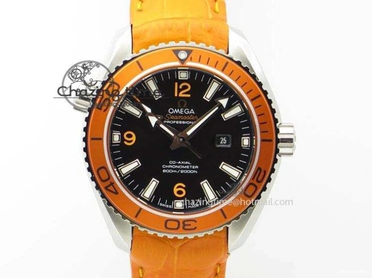 0118 SmoothTexture Speedmaster “Dark Side of The Moon” Real Ceramic OMF 1:1 Best Edition Vintage Black on Brown Leather Strap A 7975